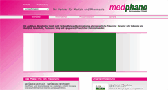 Desktop Screenshot of medphano.de