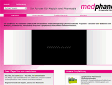 Tablet Screenshot of medphano.de